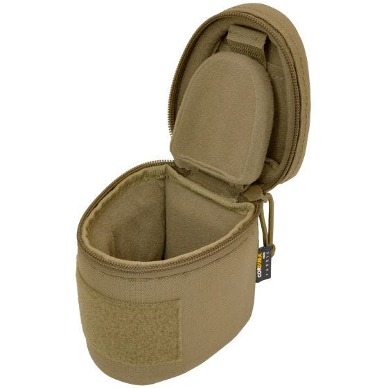 Hazard 4 custodia obiettivo macchina fotografica Jelly Roll Small imbottita MOLLE in coyote