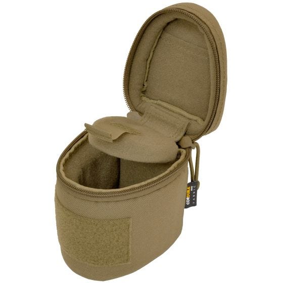 Hazard 4 custodia obiettivo macchina fotografica Jelly Roll Small imbottita MOLLE in coyote