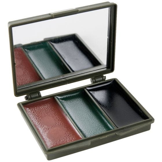 Helikon kit trucco mimetico viso 3 colori con specchio