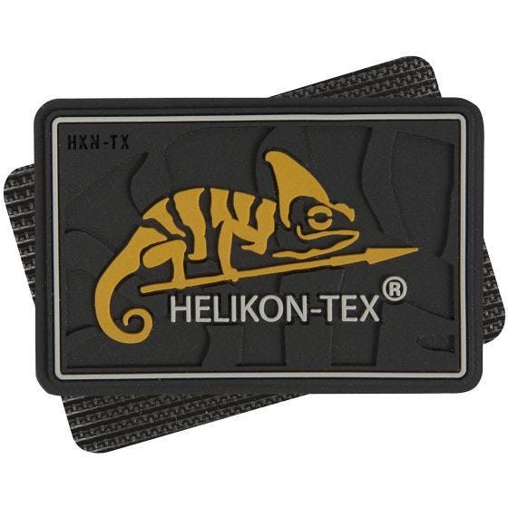 Helikon patch con Logo in nero