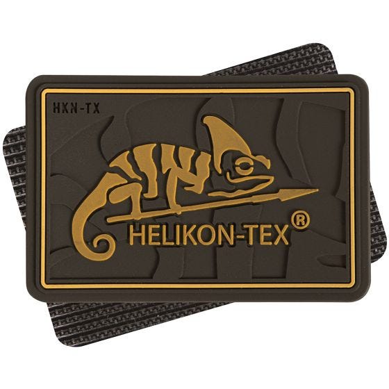 Helikon patch con Logo in Coyote