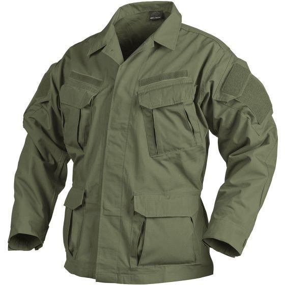 Helikon camicia SFU NEXT in policotone ripstop in Olive Green
