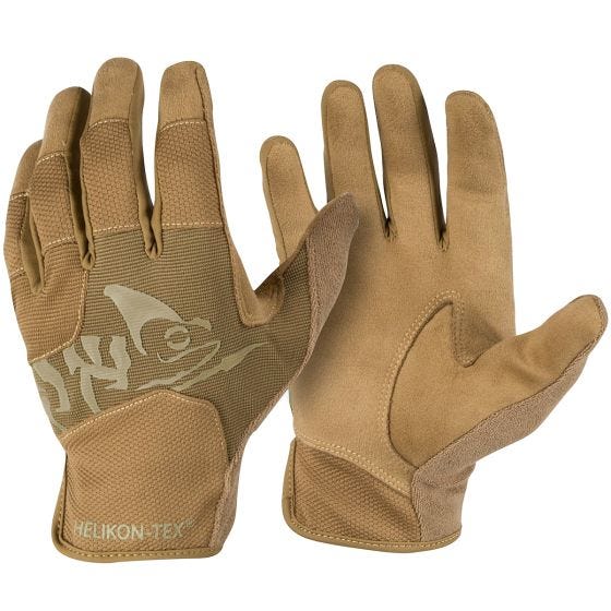 Helikon guanti tattici leggeri All Round Fit in Coyote / Adaptive Green