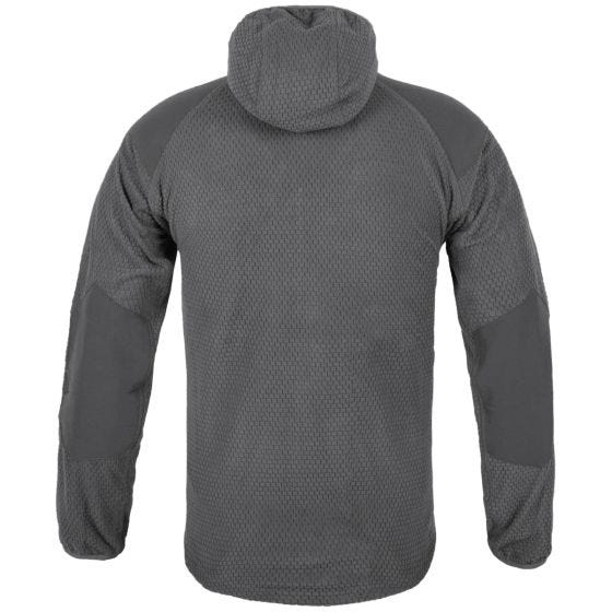 Helikon giacca con cappuccio Alpha in pile a griglia Shadow Grey