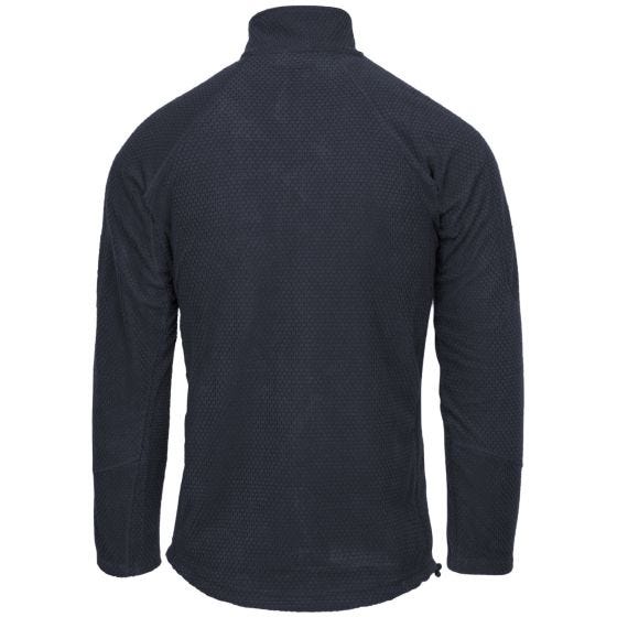 Helikon felpa in pile texture Alpha Tactical in Navy Blue