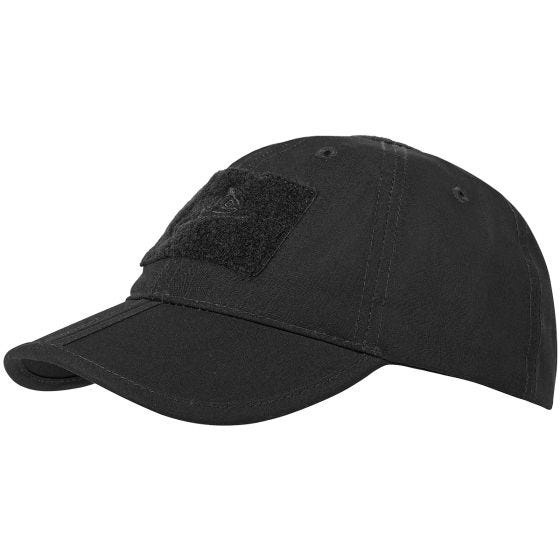Helikon berretto da baseball ripiegabile in nero