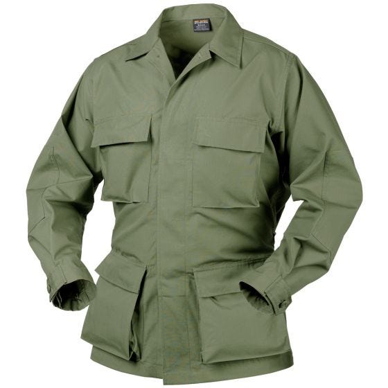 Helikon camicia Genuine BDU in policotone ripstop in verde oliva