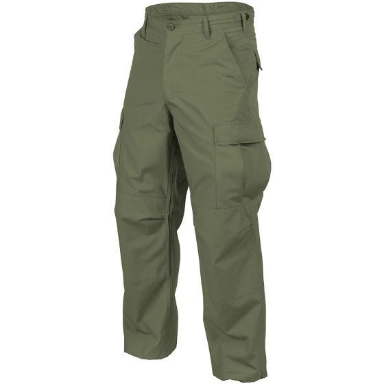 Helikon pantaloni BDU in cotone ripstop in Olive Green