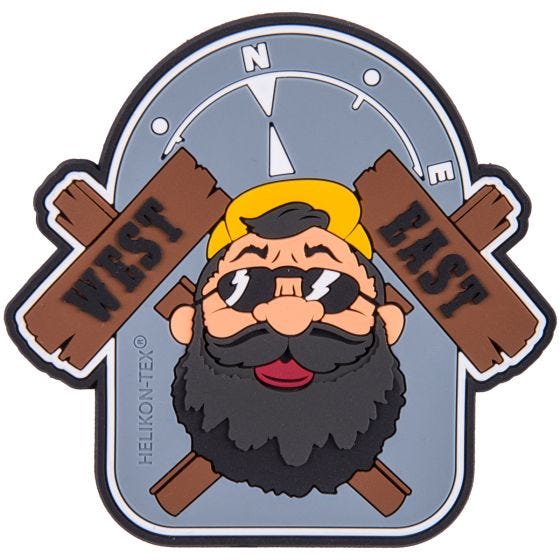 Helikon patch Beardman Outback in grigio