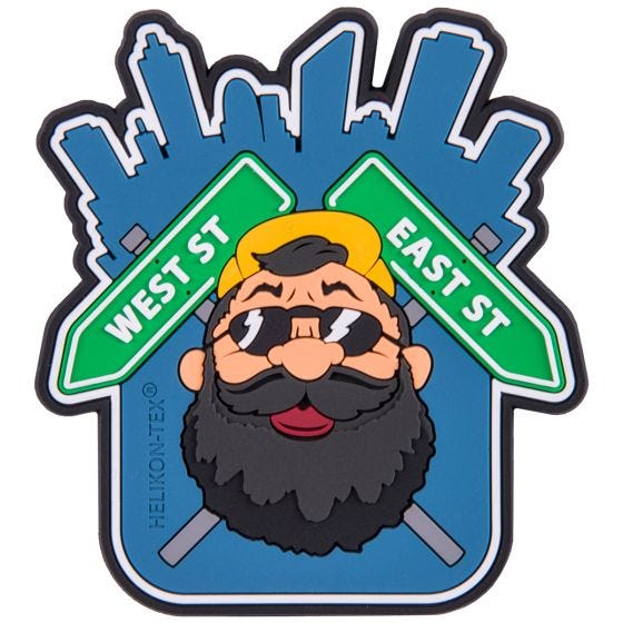 Helikon patch Beardman Urban in blu