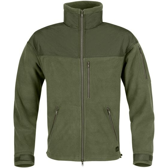 Helikon felpa in pile Classic Army in verde oliva