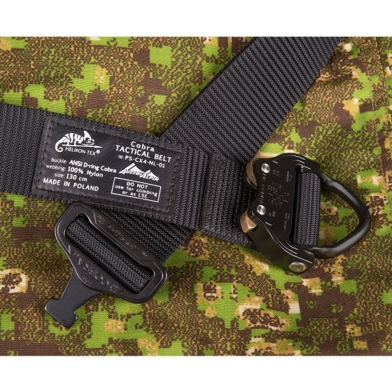 Helikon cintura tattica Cobra (FX45) con anello a D in nero