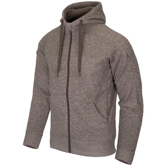 Helikon felpa con cappuccio Covert Tactical con zip a lunghezza intera in Melange Light Tan