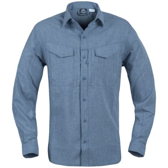 Helikon camicia a manica lunga Defender Mk2 Gentleman in mélange blu