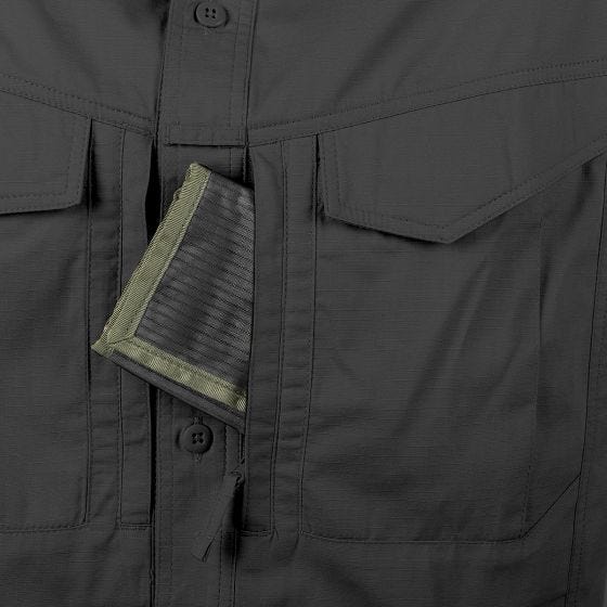 Helikon camicia a mezza manica Defender Mk2 in policotone Ripstop in nero