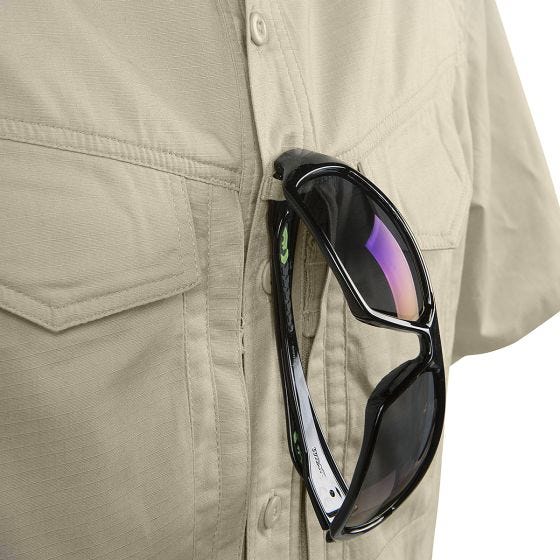 Helikon camicia a mezza manica Defender Mk2 in policotone Ripstop in cachi