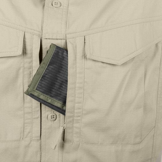 Helikon camicia a mezza manica Defender Mk2 in policotone Ripstop in cachi