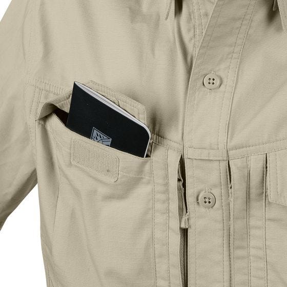 Helikon camicia a mezza manica Defender Mk2 in policotone Ripstop in cachi