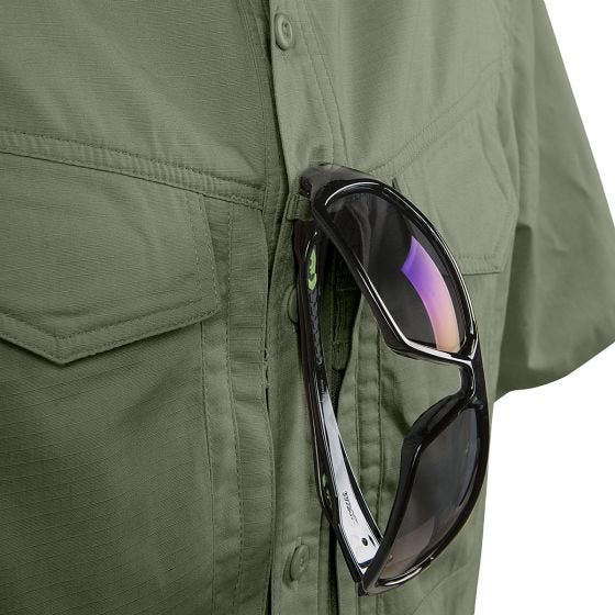 Helikon camicia a mezza manica Defender Mk2 in policotone Ripstop in Olive Green