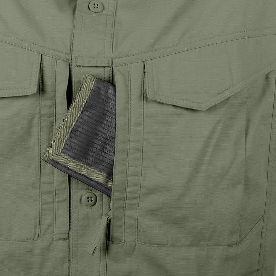 Helikon camicia a mezza manica Defender Mk2 in policotone Ripstop in Olive Green