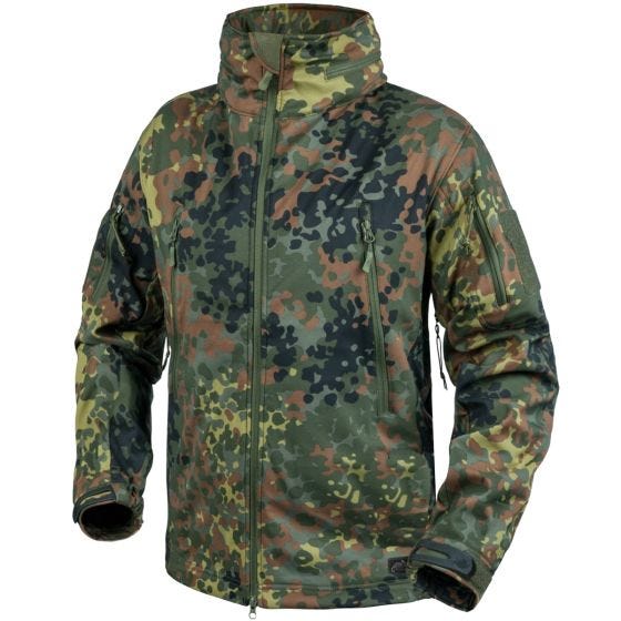 Helikon giacca softshell Gunfighter in Flecktarn
