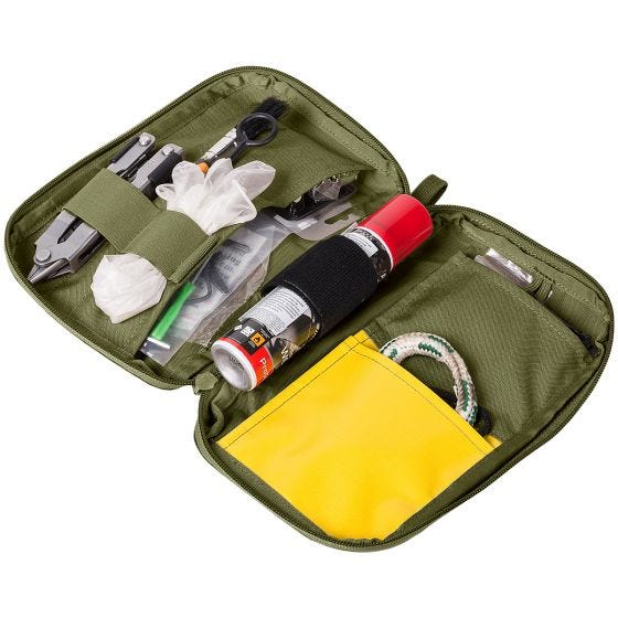 Helikon mini tasca modulare in Olive Green