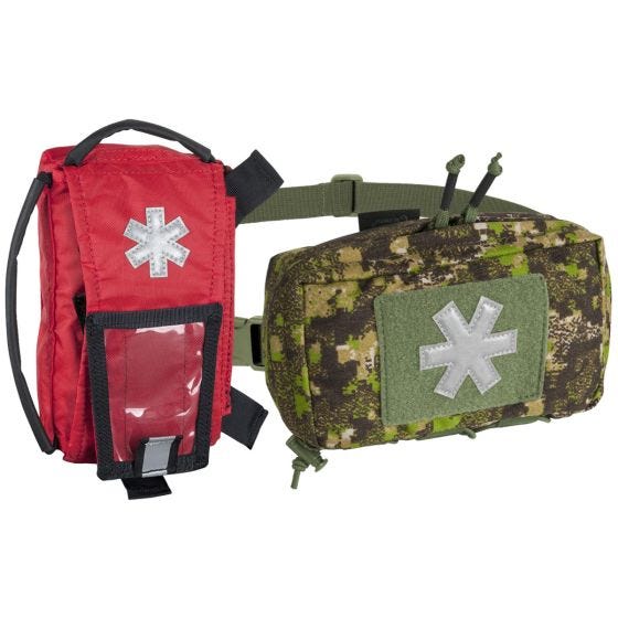 Helikon kit pronto soccorso modulare personalizzabile in PenCott GreenZone