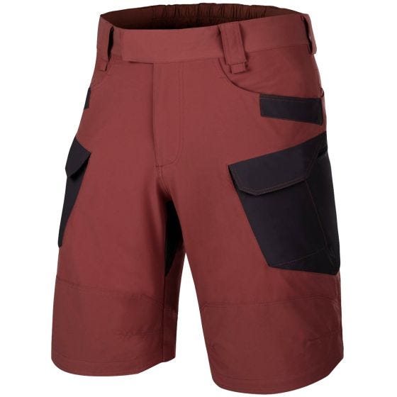 Helikon pantaloni corti Outdoor Tactical 11" in VersaStretch Crimson Sky / Black