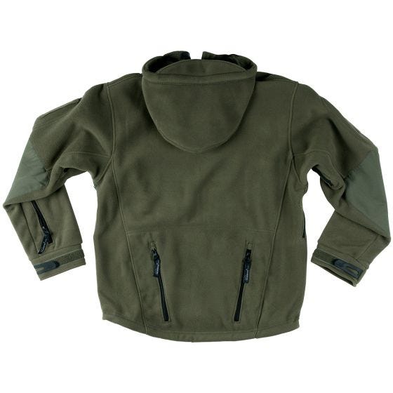 Helikon felpa in pile Patriot in verde oliva