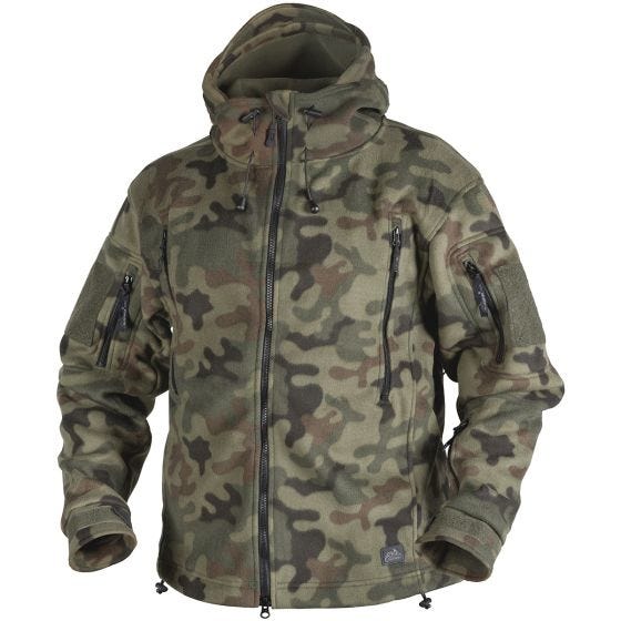 Helikon felpa in pile Patriot in Woodland polacco