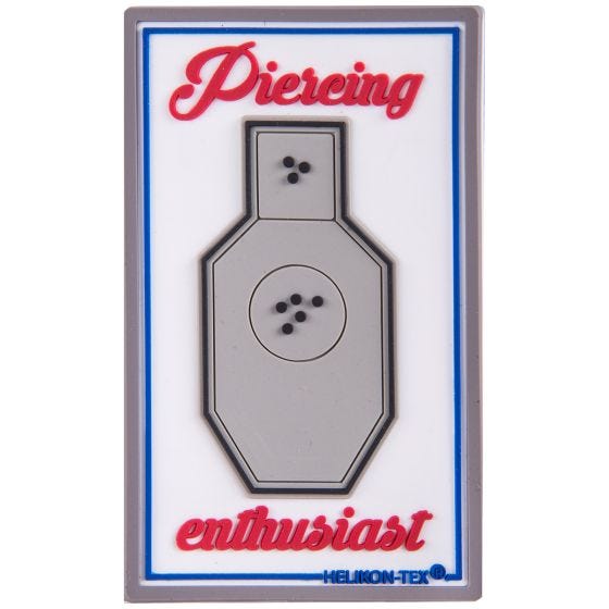 Helikon patch Piercing Enthusiast Patch in bianco