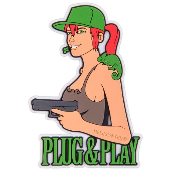 Helikon patch Plug & Play in marrone