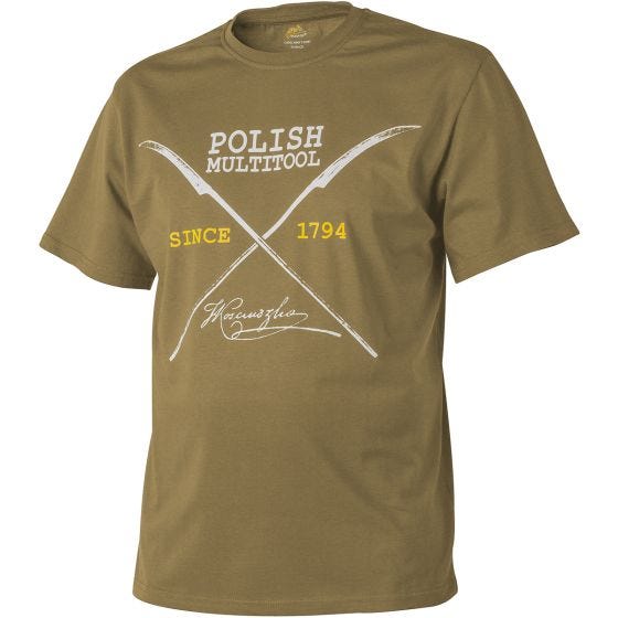 Helikon t-shirt Polish Multitool in Coyote