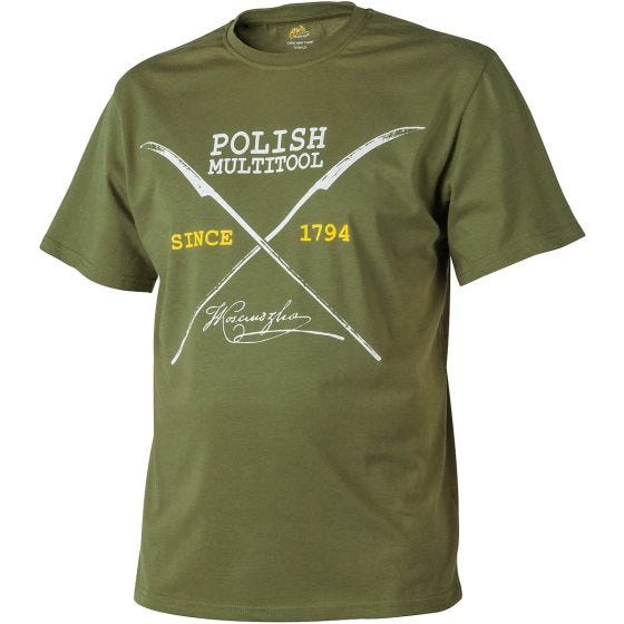 Helikon t-shirt Polish Multitool in US Green