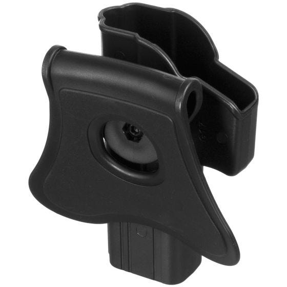Helikon fondina con pulsante di rilascio e pulsante per Glock 17 in nero