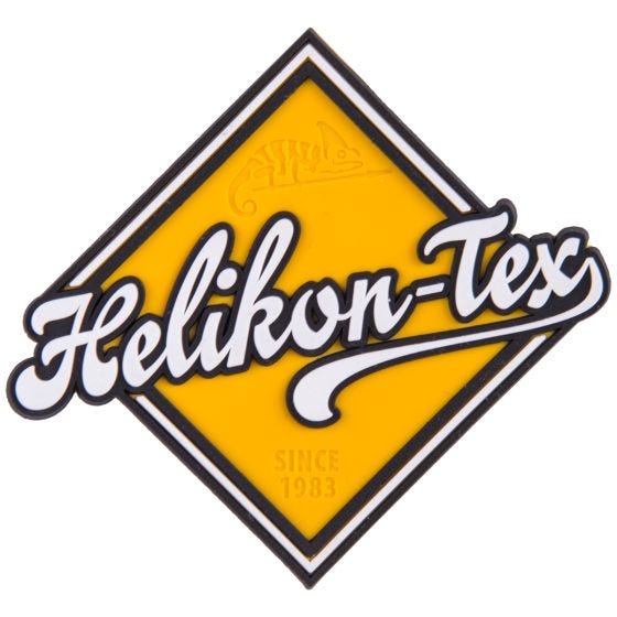 Helikon patch segnale stradale in giallo