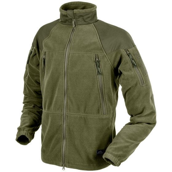 Helikon giacca in pile pesante Stratus in Olive Green