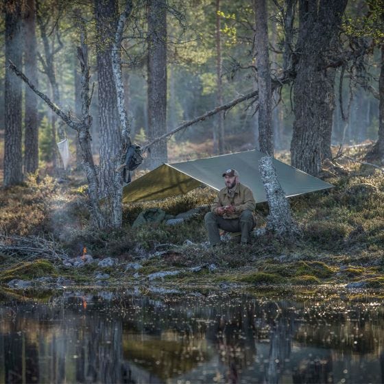 Helikon telone di riparo Supertarp in Blu navy