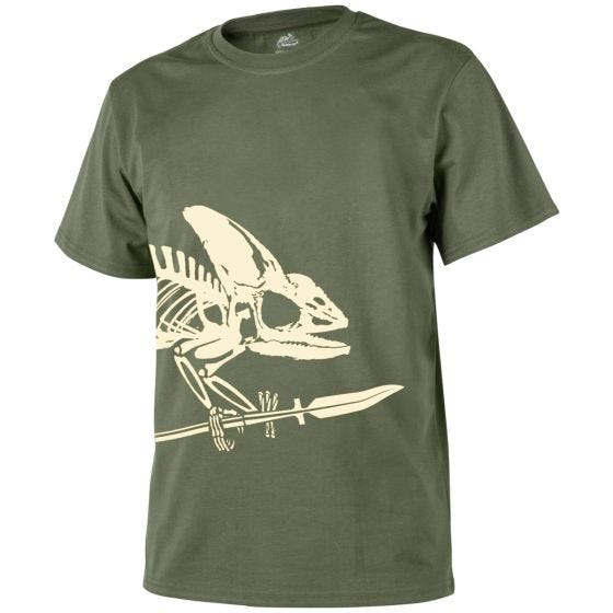 Helikon T-Shirt Full Body Skeleton in Olive Green