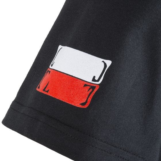 Helikon t-shirt Chameleon in Thorax con bandiera PL in nero