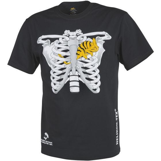 Helikon t-shirt Chameleon in Thorax in nero