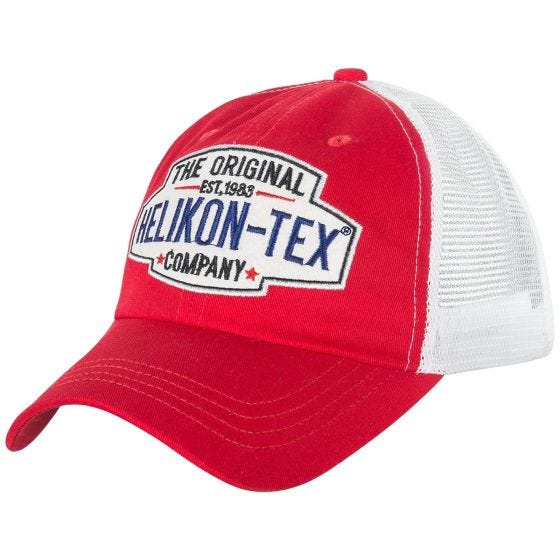 Helikon cappello Trucker con logo in rosso