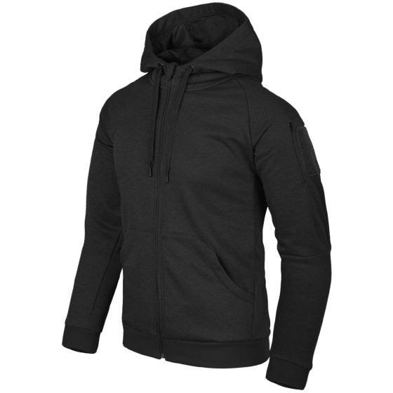 Helikon felpa con cappuccio Urban Tactical con zip a lunghezza intera in nero