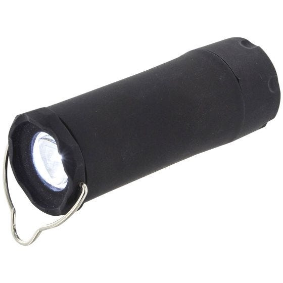 Highlander torcia/lanterna estendibile LED 1W in nero