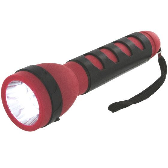 Highlander torcia Blaze 10 LED in rosso/nero