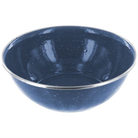 Highlander scodella deluxe smaltata in Navy Blue