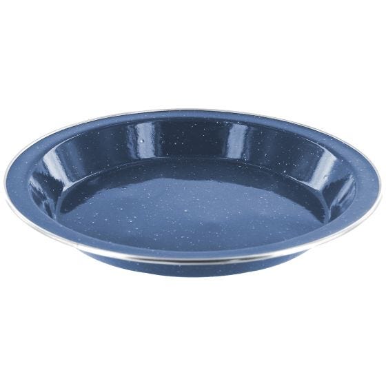 Highlander piatto deluxe smaltato in Navy Blue