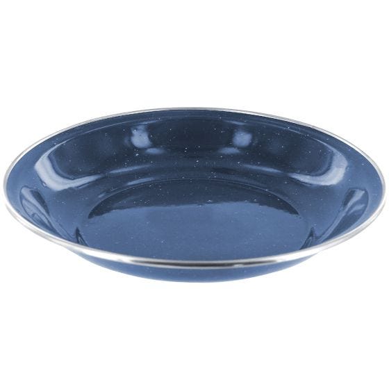 Highlander piatto da zuppa deluxe smaltato in Navy Blue