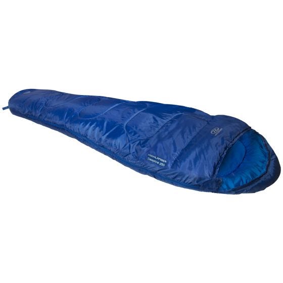 Highlander sacco a pelo mummia Sleepline 250 in blu