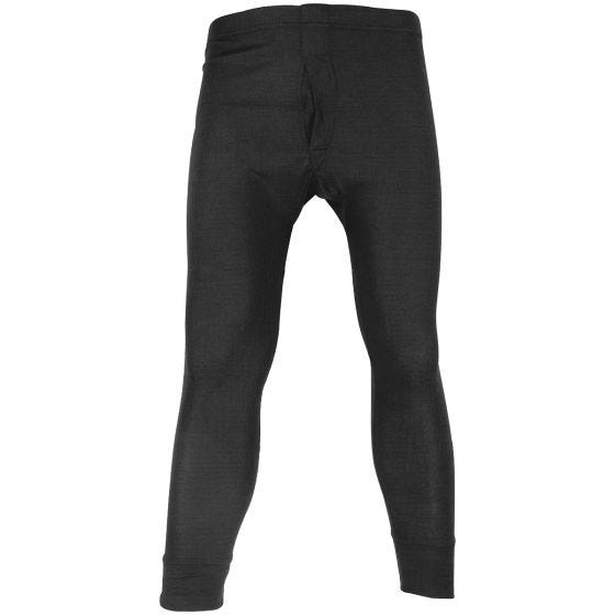 Highlander pantaloni termici Long Johns in nero